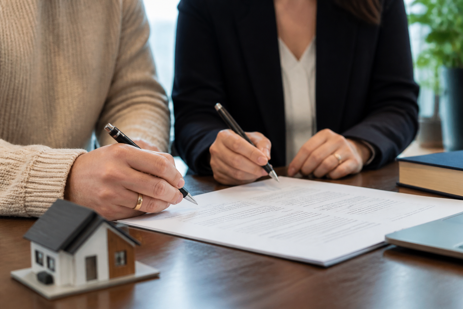 buying with a partner joint tenancy vs tenants in common — illustration